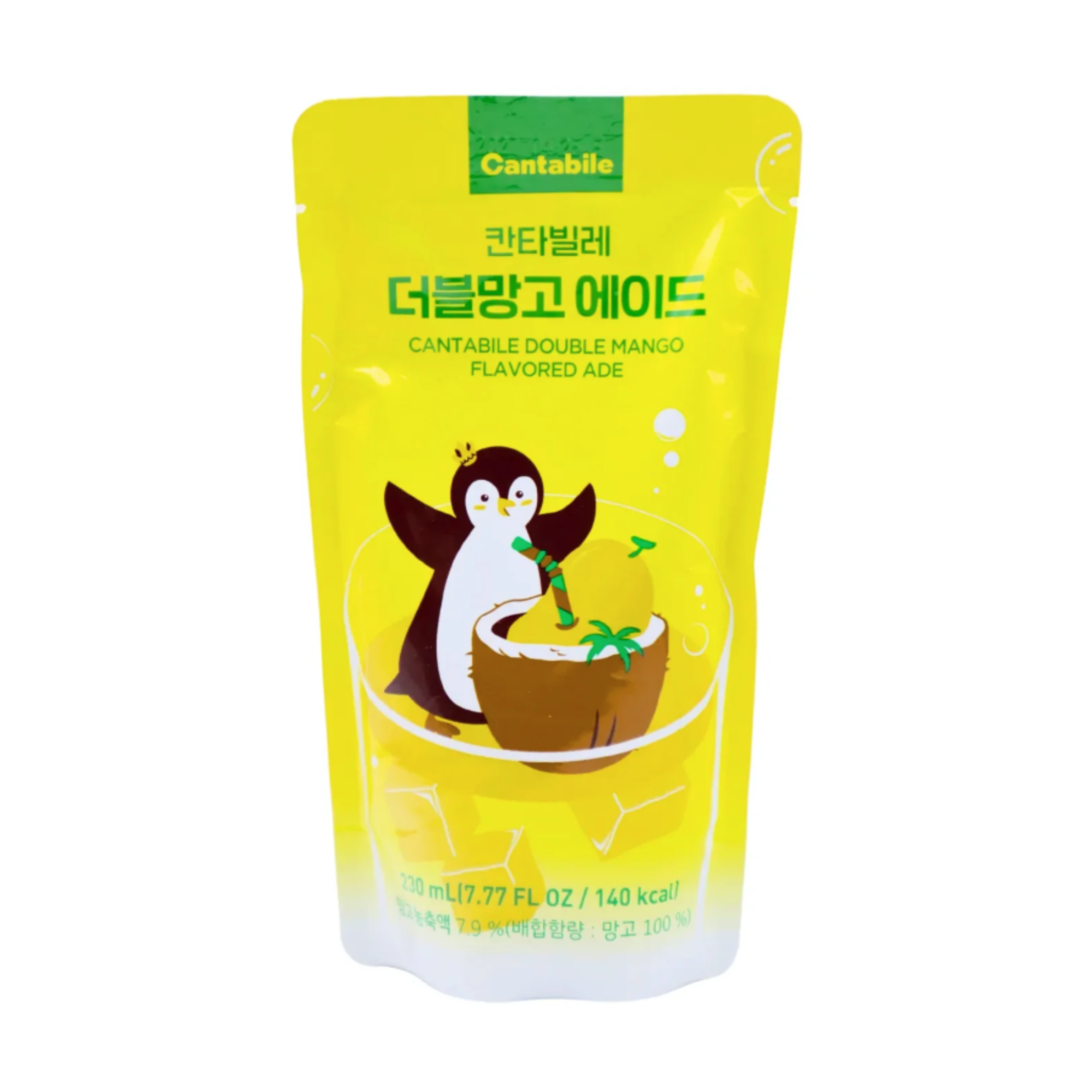 Pouch drink pétillante à la mangue - 230 ml