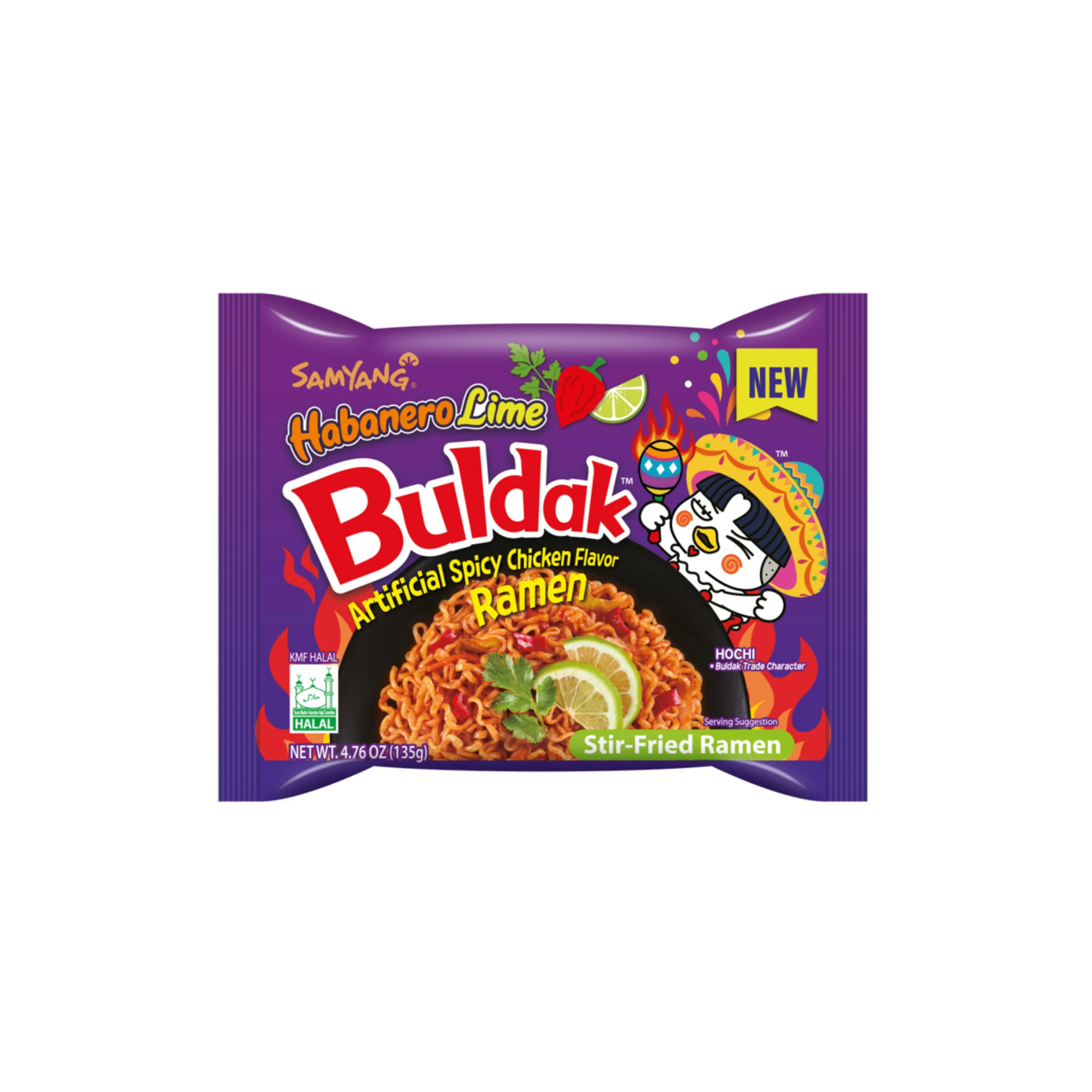 Buldak Ramen Citron Vert - 135 g