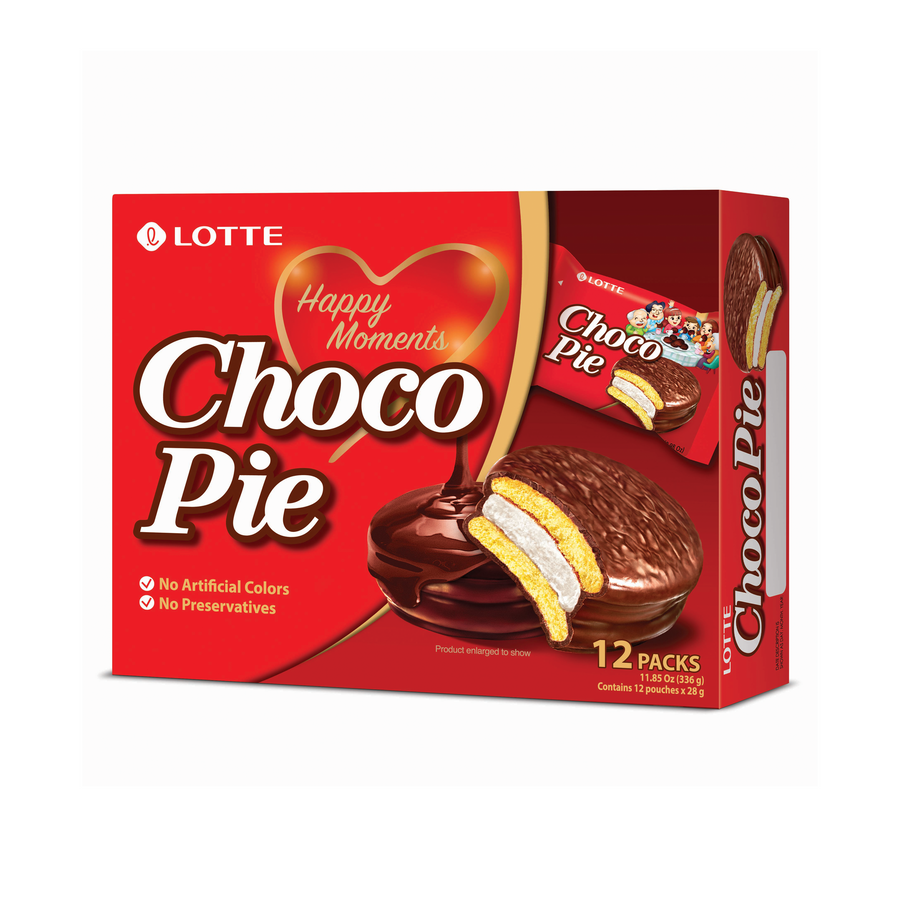 Chocopie Original LOTTE – Biscuit coréen chocolat 336 g